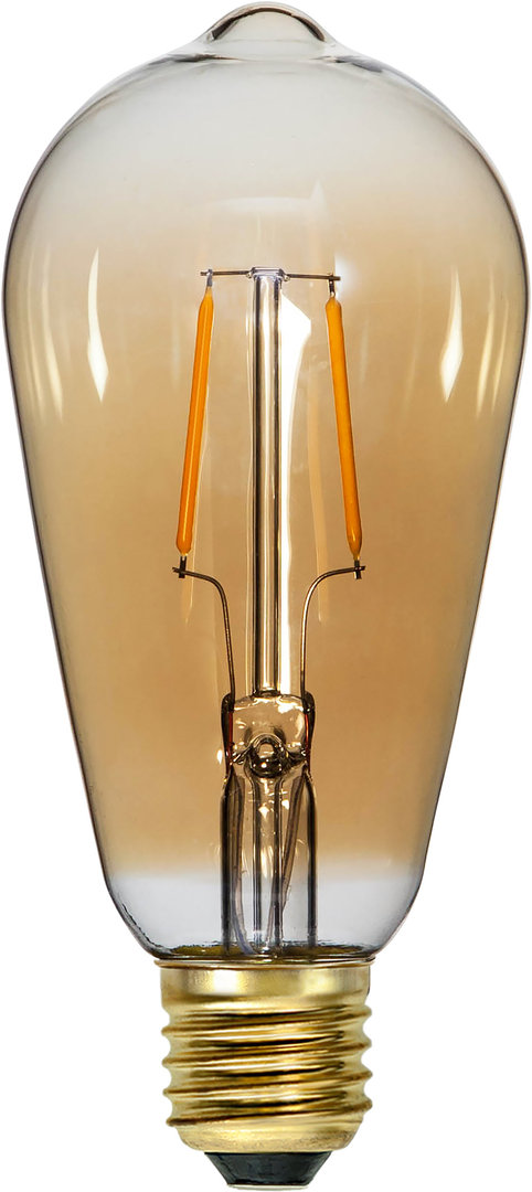 PLAIN AMBER Decoration LED "Vintage Gold", E27, 0,75W, 80lm, F