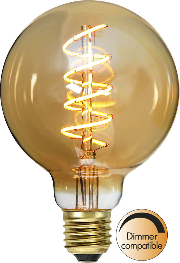 Decoration LED "Spiral Filament", E27, 3,5W, 160lm, A, dimmbar