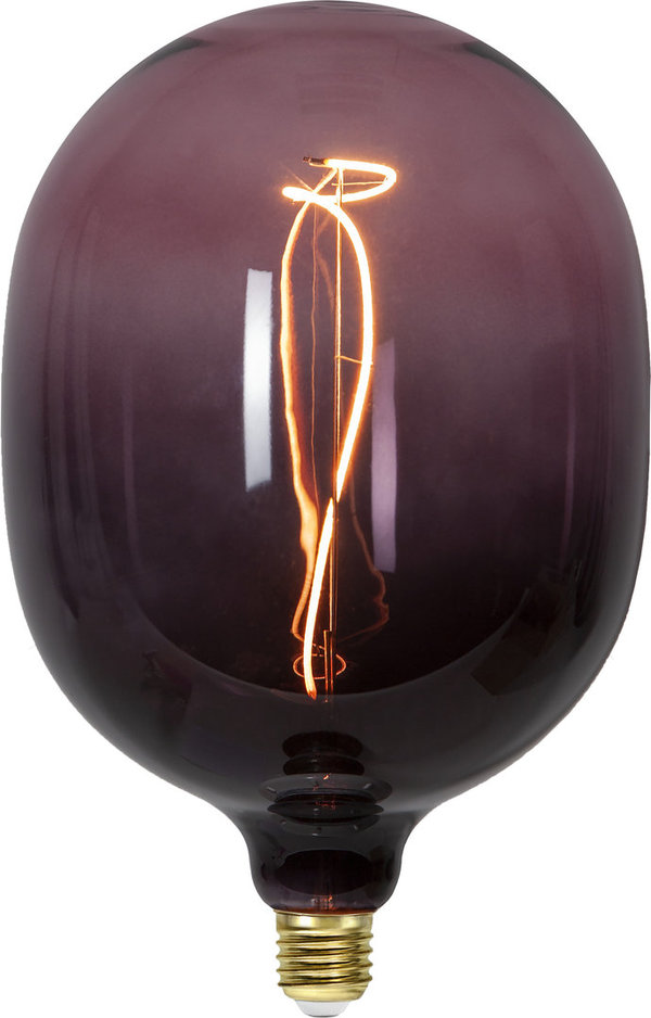 Decoration LED "Colour Mix", E27, dimmbar, Rauchglas pink/verspiegelt, D=175mm