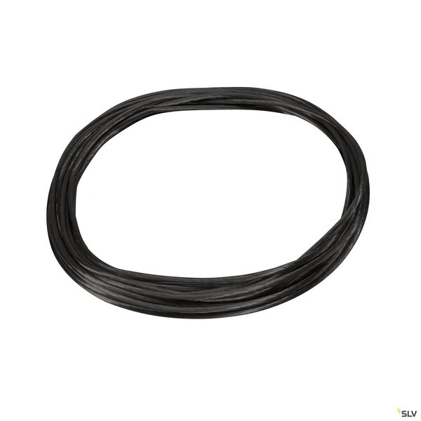 TENSEO Niedervolt-Seil 4mm², 10m, schwarz