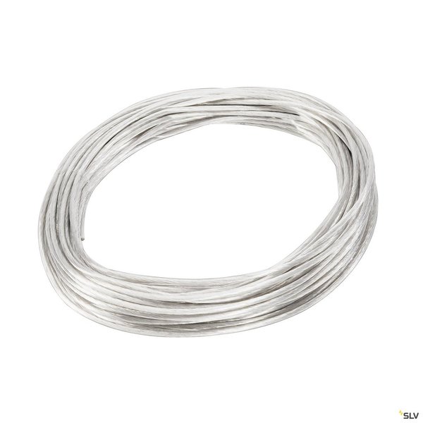 TENSEO Niedervolt-Seil 4mm², 20m, weiß
