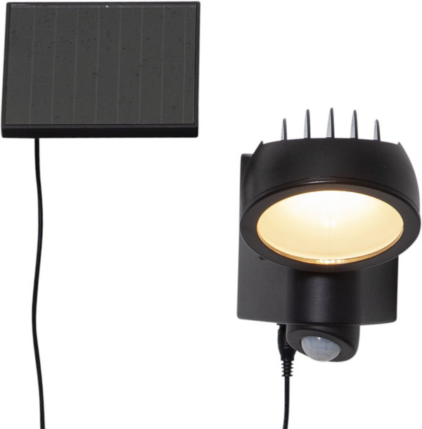 LED-Solarspot "Powerspot", Wandleuchte, Bewegungsmelder, 150lm, externes Solarpanel